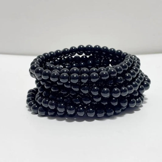 6MM Black Obsidian Bracelets
